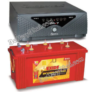Microtek + Exide Combo Microtek UPS 24x7 HB 1075 and Exide InvaMaster IMST1500
